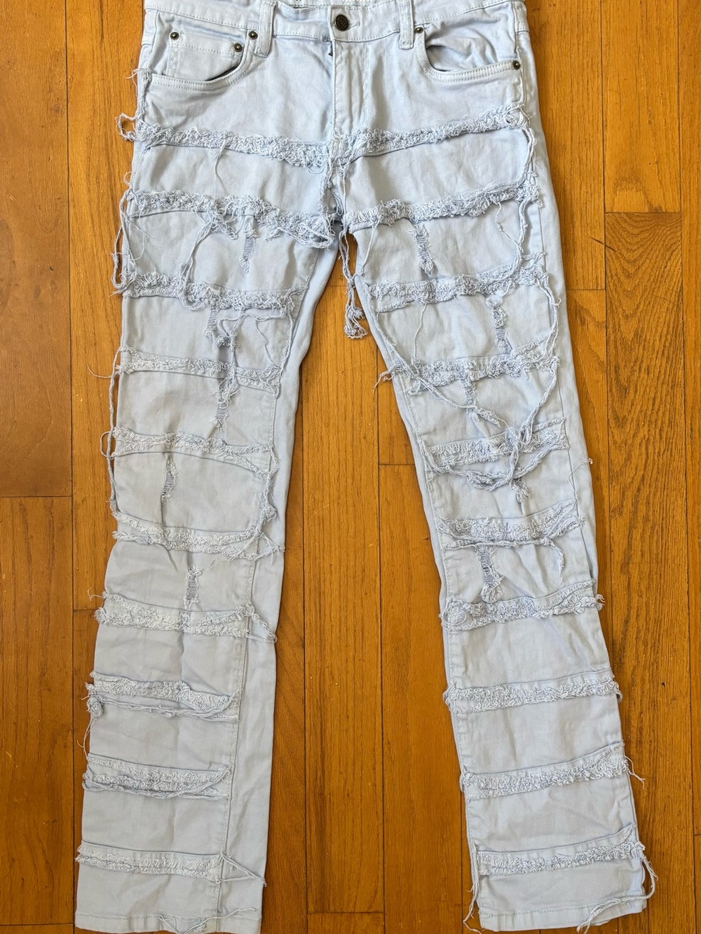 Light Blue Distressed Men’s Jeans 31/32